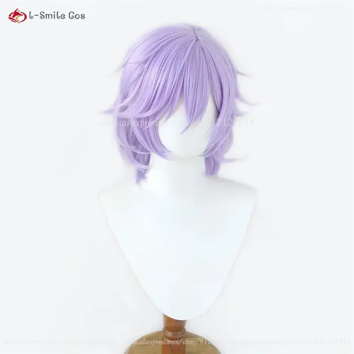 Epel Felmier Cosplay perruque violet dégradé Cruly perruques pour femmes