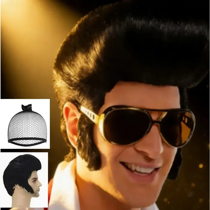 Perruque Elvis Presley pour hommes