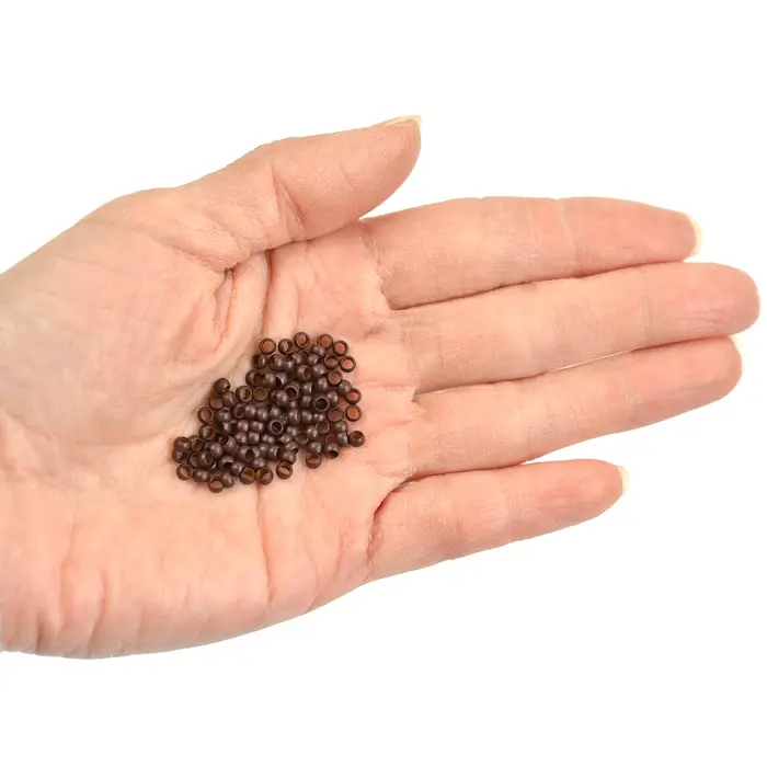 500 pièces Anneaux de cheveux de 3