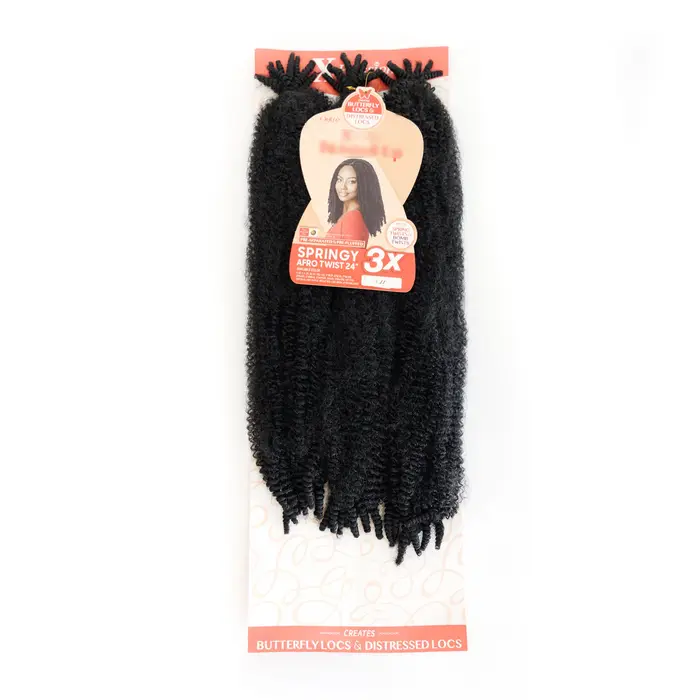Extensions capillaires synthétiques Afro torsadées de printemps