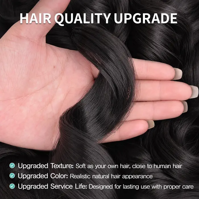 Extensions de cheveux synthétiques pour tresses