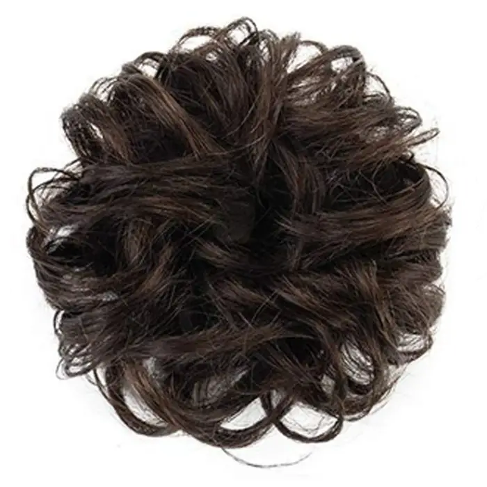 Extensions de chignon bouclé Newmi 100 % cheveux humains naturels pour femme