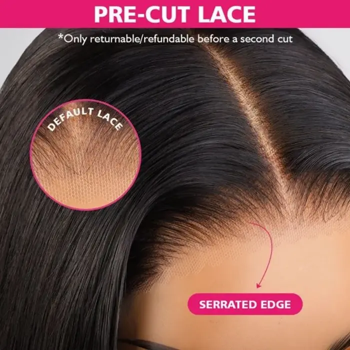 250% 13x6 Hd sans colle droite perruques de cheveux humains porter et aller 7x5 dentelle frontale pe