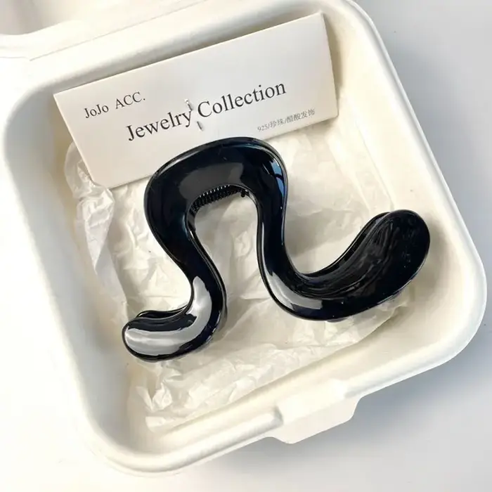 Nouvelle Pince à Cheveux Grande Griffe 2026 pour Queue de Cheval Haute, Pince Requin pour Chignon, É