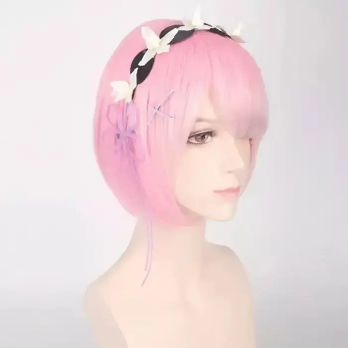 Perruque de Cosplay Lemm Chasin avec Changement Progressif