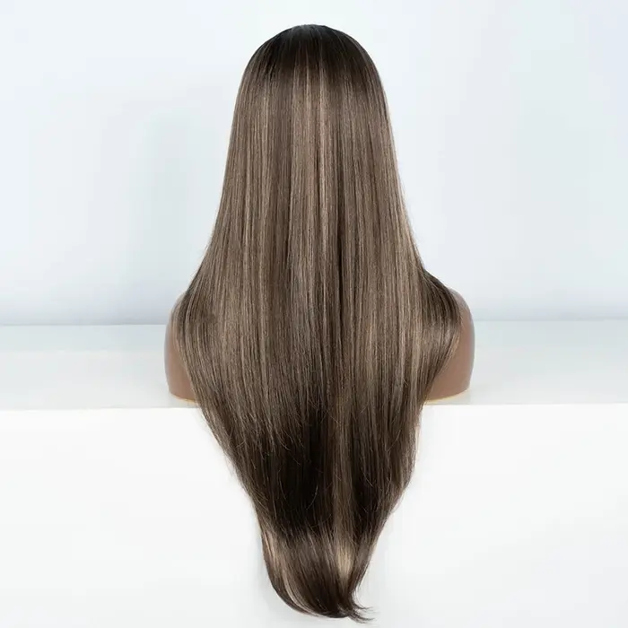 Perruque Lace Front Wig synthétique sans colle
