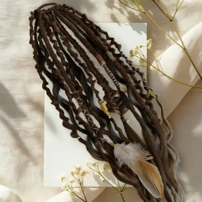 Nouvelles extensions de queue de cheval élastiques style bohème DIY avec élastique à cheveux, access