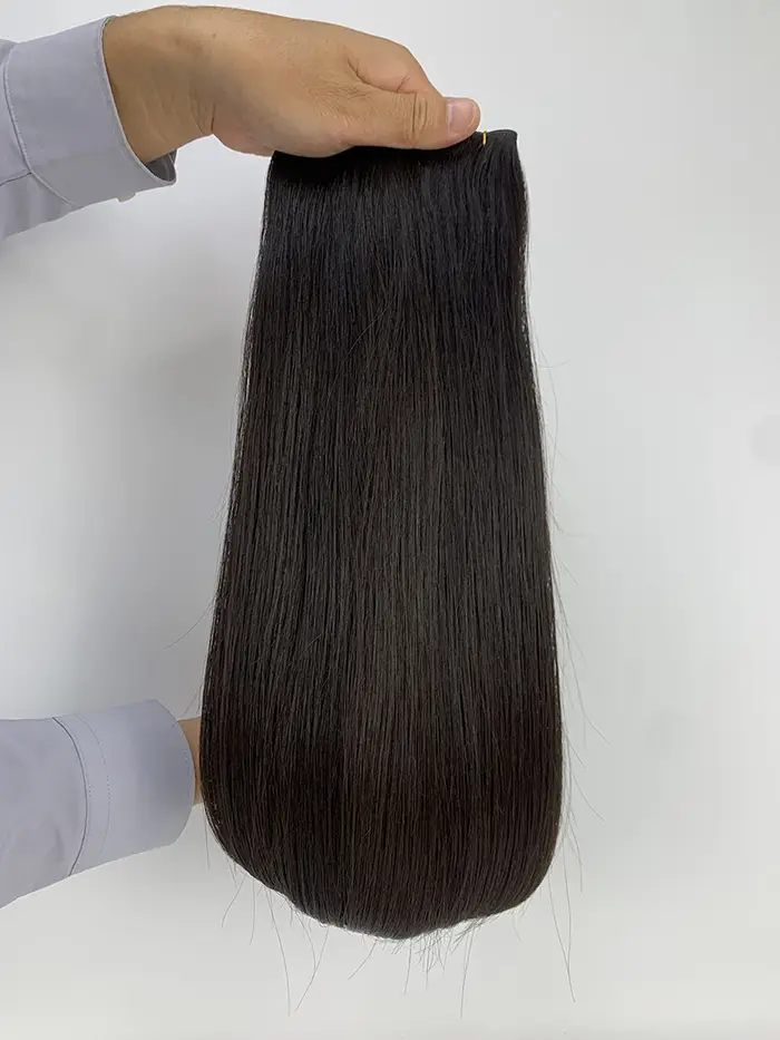 Genius-Extensions de cheveux raides pour femmes, Bundles de cheveux Remy, Trame, Invisible, Burmese,