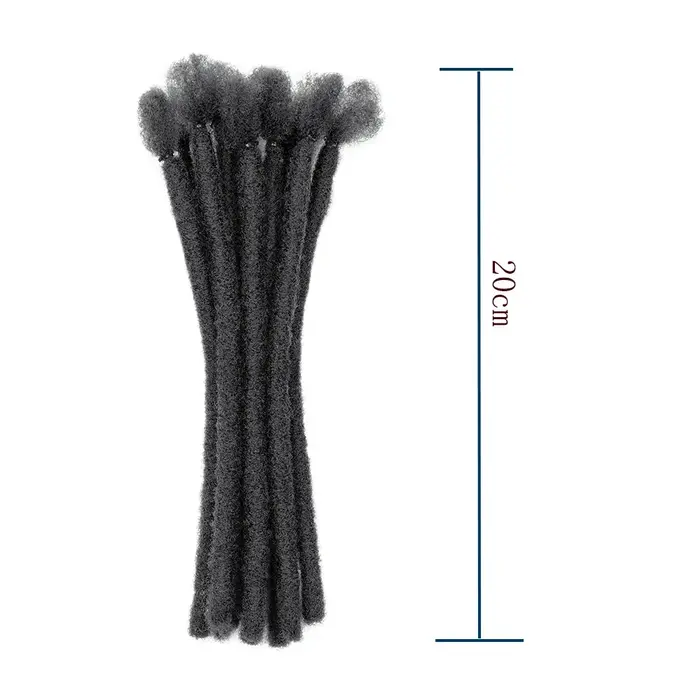 Dreadlocks Extensions synthétiques 8 pouces 10 brins Loc Dreads