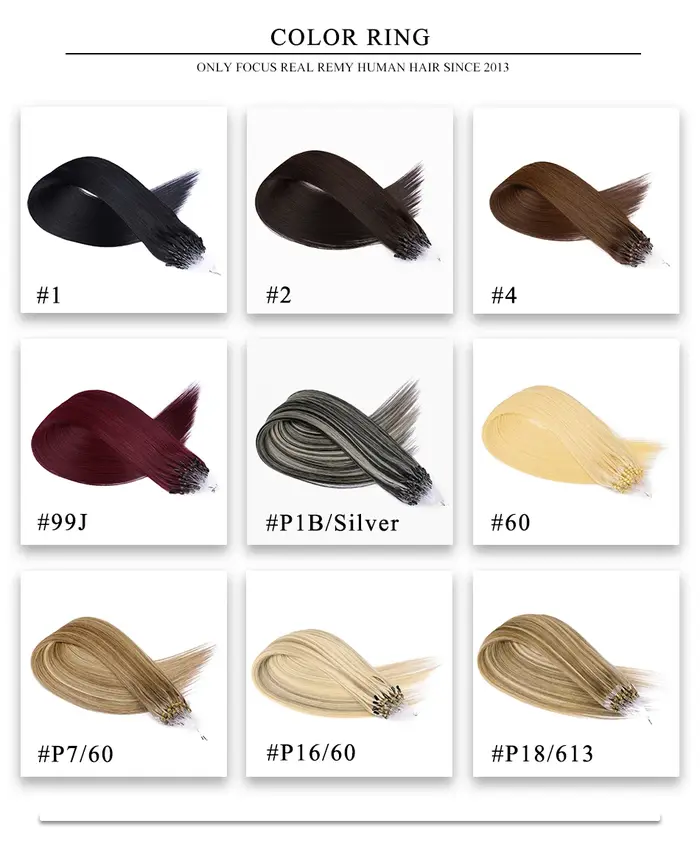 Kiikiigirl Extensions de cheveux de plumes invisibles trame