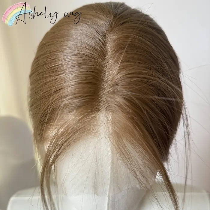 Perruque avant en dentelle brune pour femme