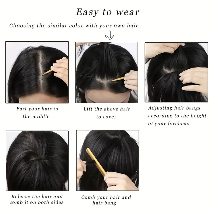 Extension capillaire synthétique bouclée à Clip
