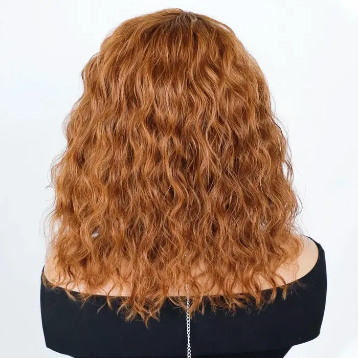 Perle noire courte coupe lutin brun naturel Multi séparation 100% vrais Cheveux humains qualité Perr