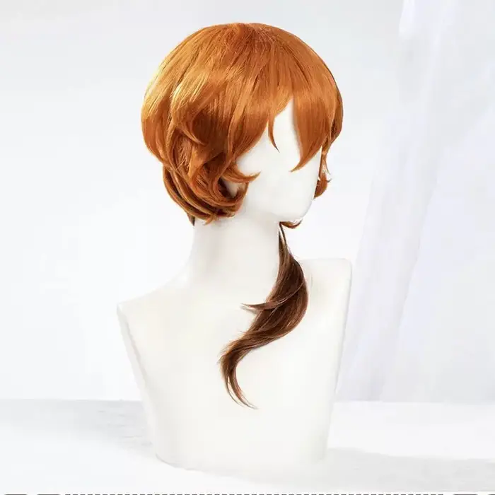 Vente de liquidation! Perruque de cosplay Chuya Nakahara économique | Fibre résistante à la chaleur