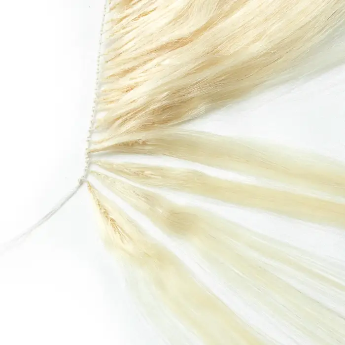 Extensions de cheveux invisibles en plumes