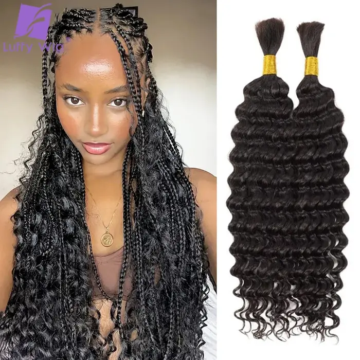 Cheveux humains en vrac pour tressage