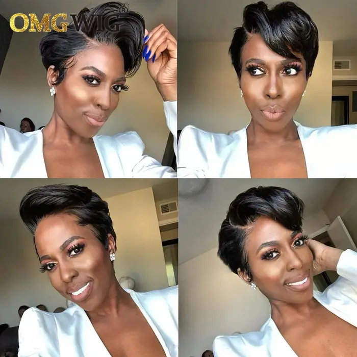 Perruque Lace Frontal Wig brésilienne Remy