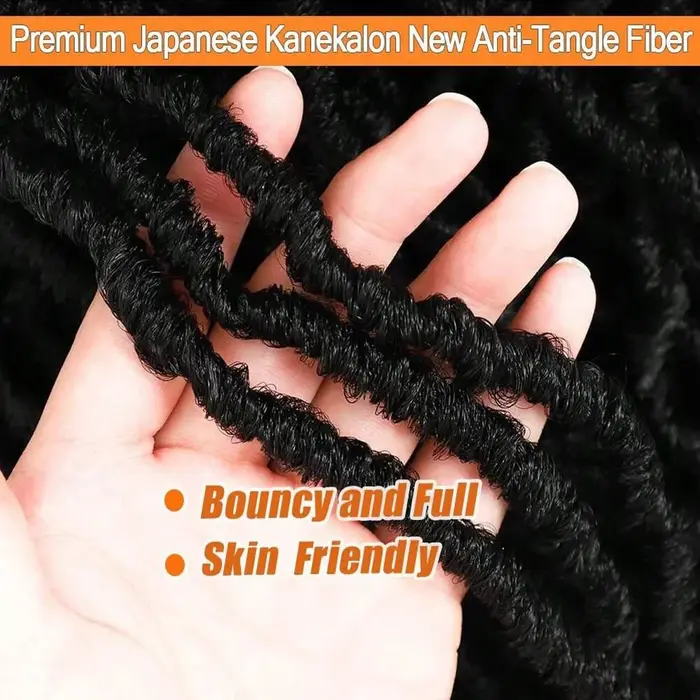 1/6 paquets Faux Locs Crochet cheveux 30 pouces doux Locs pour Locs en détresse papillon Locs Croche