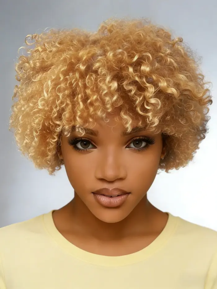 Perruque Pixie Cut en cheveux humains