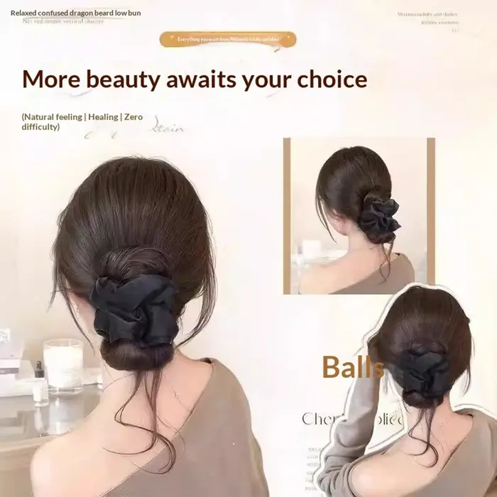 Chignon synthétique pour femme