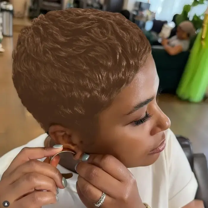 Perruque de cheveux humains entièrement fabriquée à la machine de 6 pouces 27 # 99J # 30 # Style simple pour les femmes
