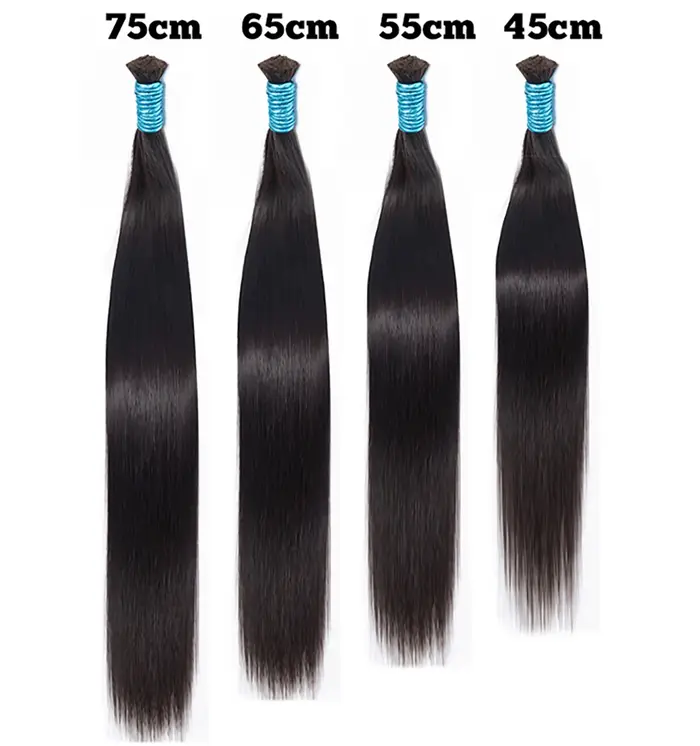 Tissage de cheveux vierges en vrac pour tressage