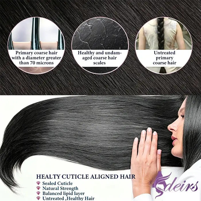 Extensions de Cheveux à Pointe Plate