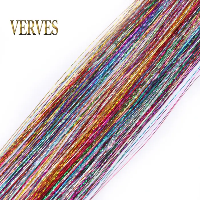 Extensions de cheveux en soie arc-en-ciel pour femme