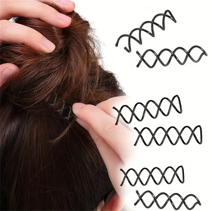 Épingles à cheveux en spirale