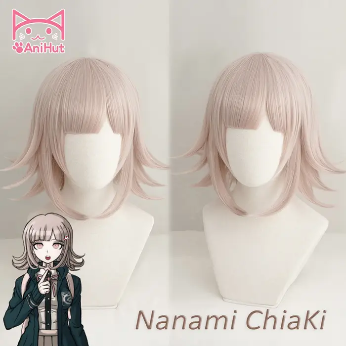 【AniHut】NANAMI CHIAKI Perruque Super Danganronpa Cosplay