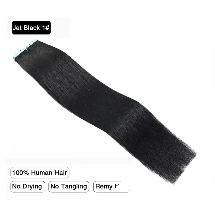 Bande Auburn dans les Extensions de cheveux cheveux humains cuivre peau trame ruban adhésif dans les