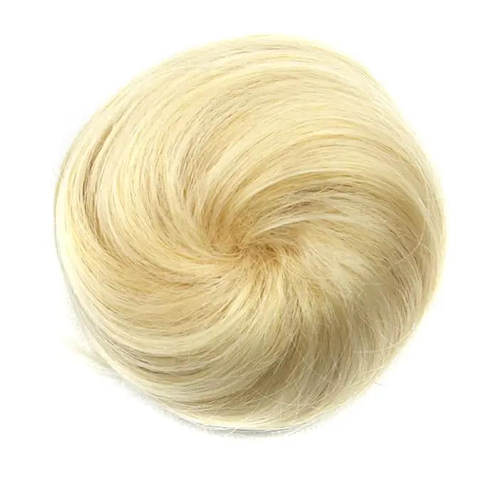 Chignon synthétique ajustable, extension de cheveux bouclés, postiche pour femme