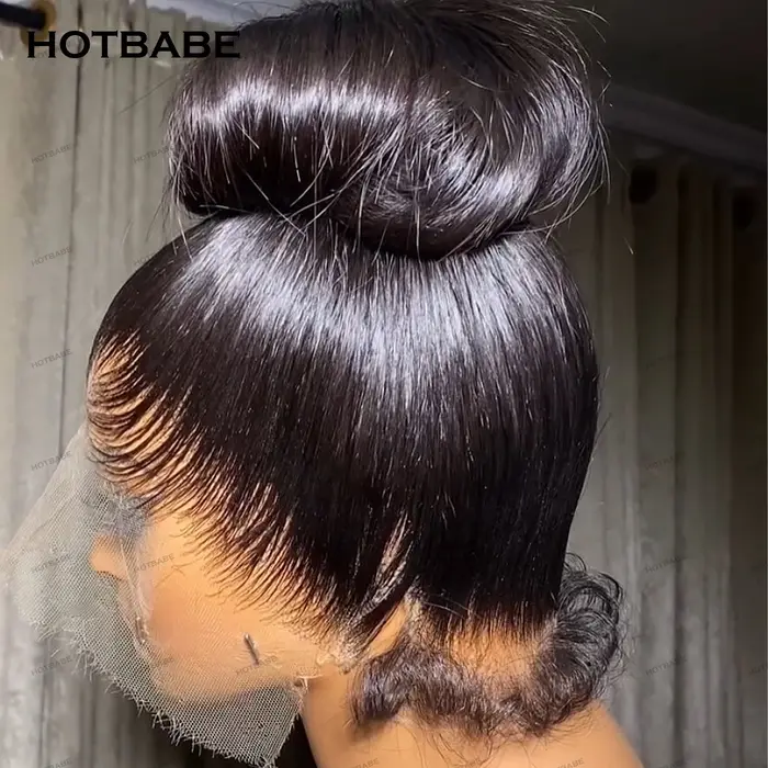 450 densité sans colle perruques cheveux humains 13 × 4/13 × 6 dentelle avant cheveux humains soyeux