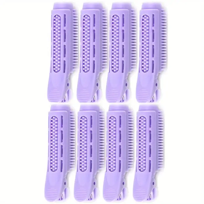8 rouleaux à cheveux sans chaleur en spirale pour volume à la racine, clips volumisants instantanés