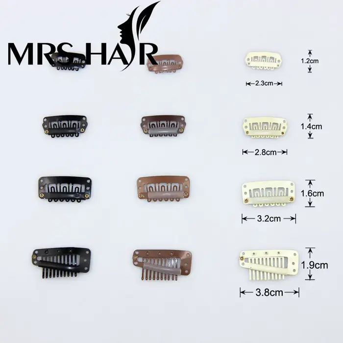 20/50pc 3.2cm extension de cheveux clip U perruque Clips pour Extensions