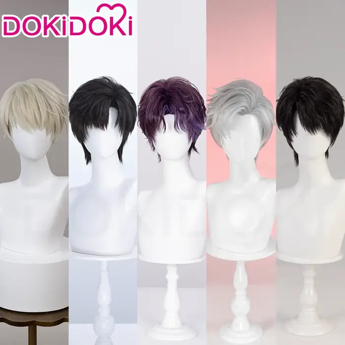 Perruque Sylus Rafayel Xavier Zayne Caleb Game Love and Deepspace DokiDoki Cosplay