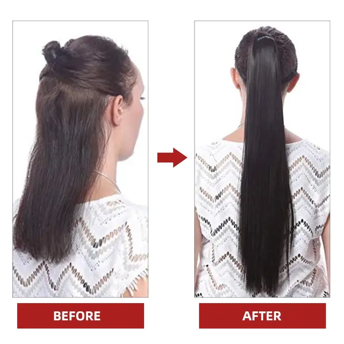 Extensions de cheveux humains à clipser pour femmes