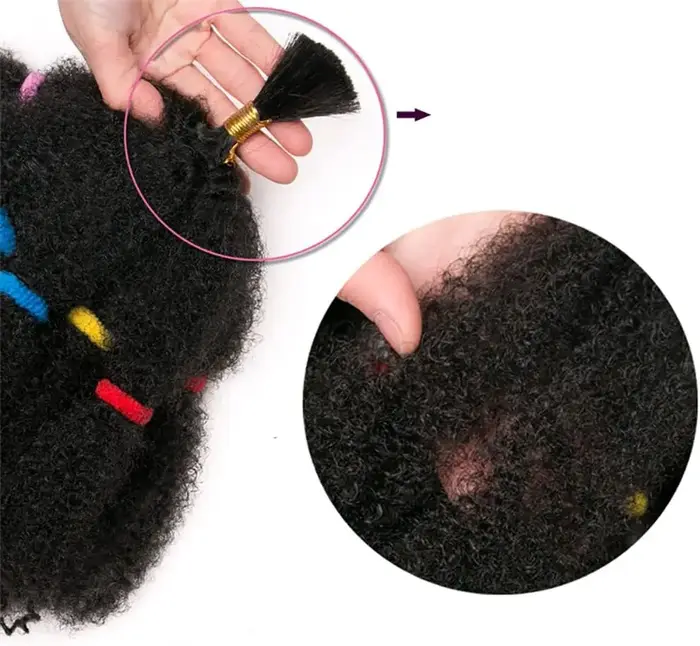 Extensions de tresses bouclées Afro Kinky Wave