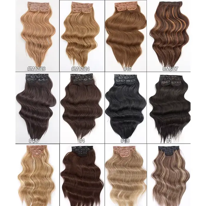Extensions capillaires synthétiques ondulées Bio ombrées
