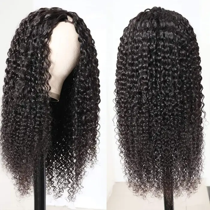 Perruque en U en cheveux humains