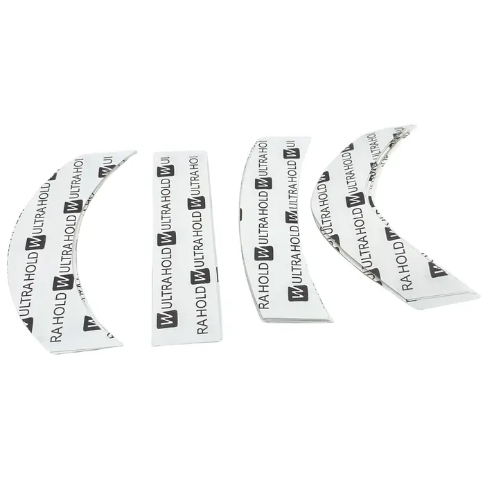36 pièces 4 formes 7.6 cm * 2.2 cm blanc Ultra tenir ruban dentelle avant bande arc double face ruba