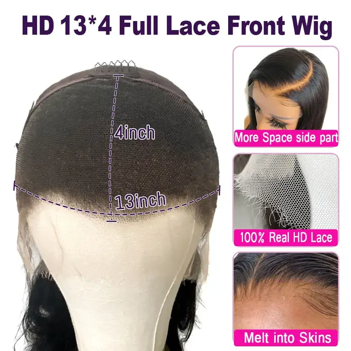 Perruque Bob Lace Front Wig naturelle brésilienne