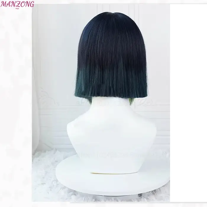 Perruque de Cosplay Tighnari pour Femme