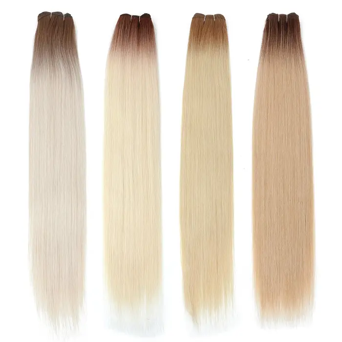 Extensions de cheveux synthétiques lisses Bio