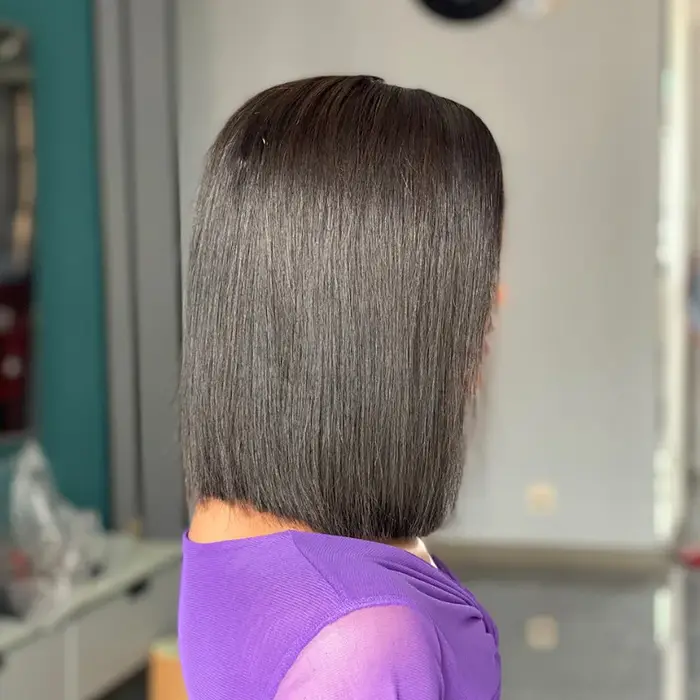 Grande - Valeur DD Bone Straight 4x4 Lace Wig. Cheveux humains vierges Remy de haute qualité