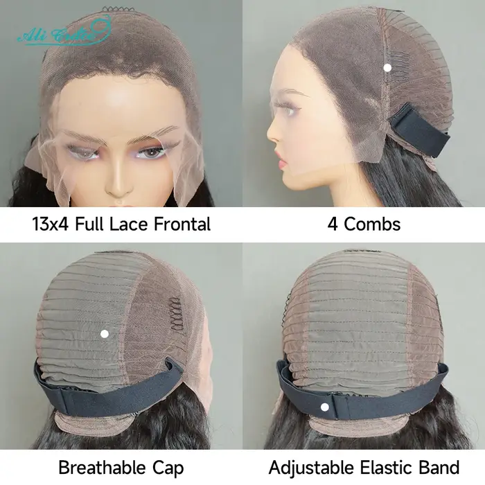Ali Grace cheveux Bob perruque crépus bouclés