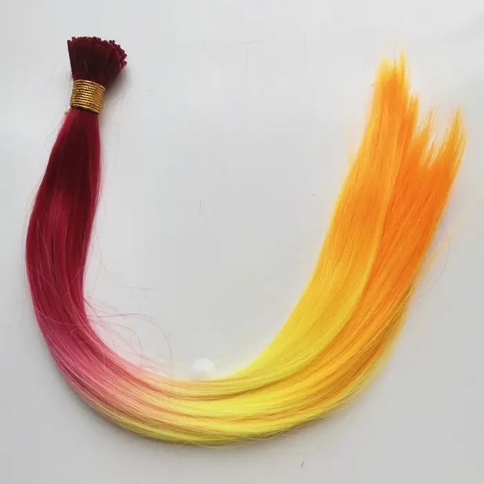 Extensions de cheveux synthétiques colorés pour femmes