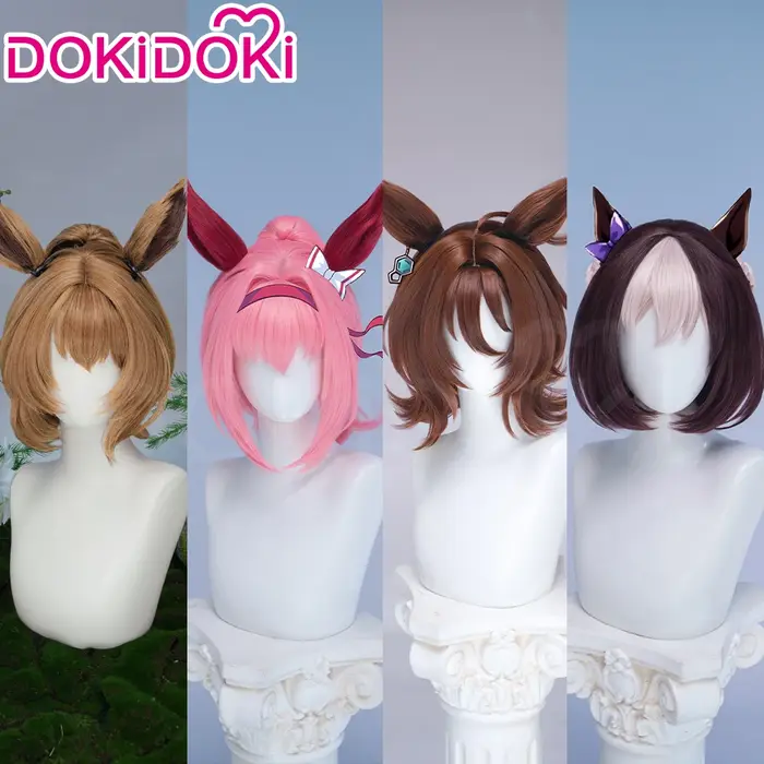 Perruque de cosplay Haru Urara Agnes Tachyon Special Week Taiki Shuttle Kitasan Black Doto