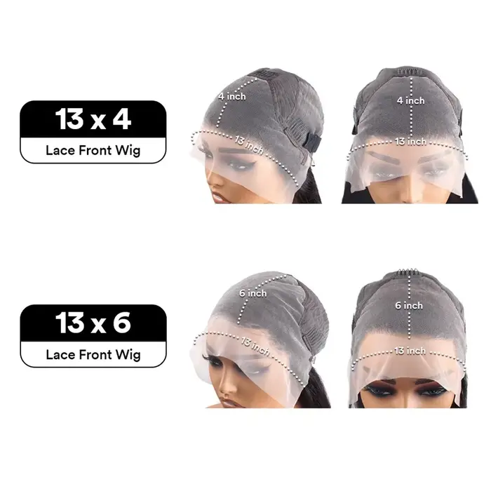 13x6 Hd dentelle vague profonde avant perruques cheveux humains vague d'eau bouclés perruques 30 40 