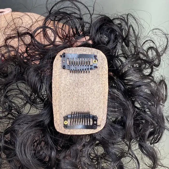 Cheveux bouclés Toppers pour femmes pince